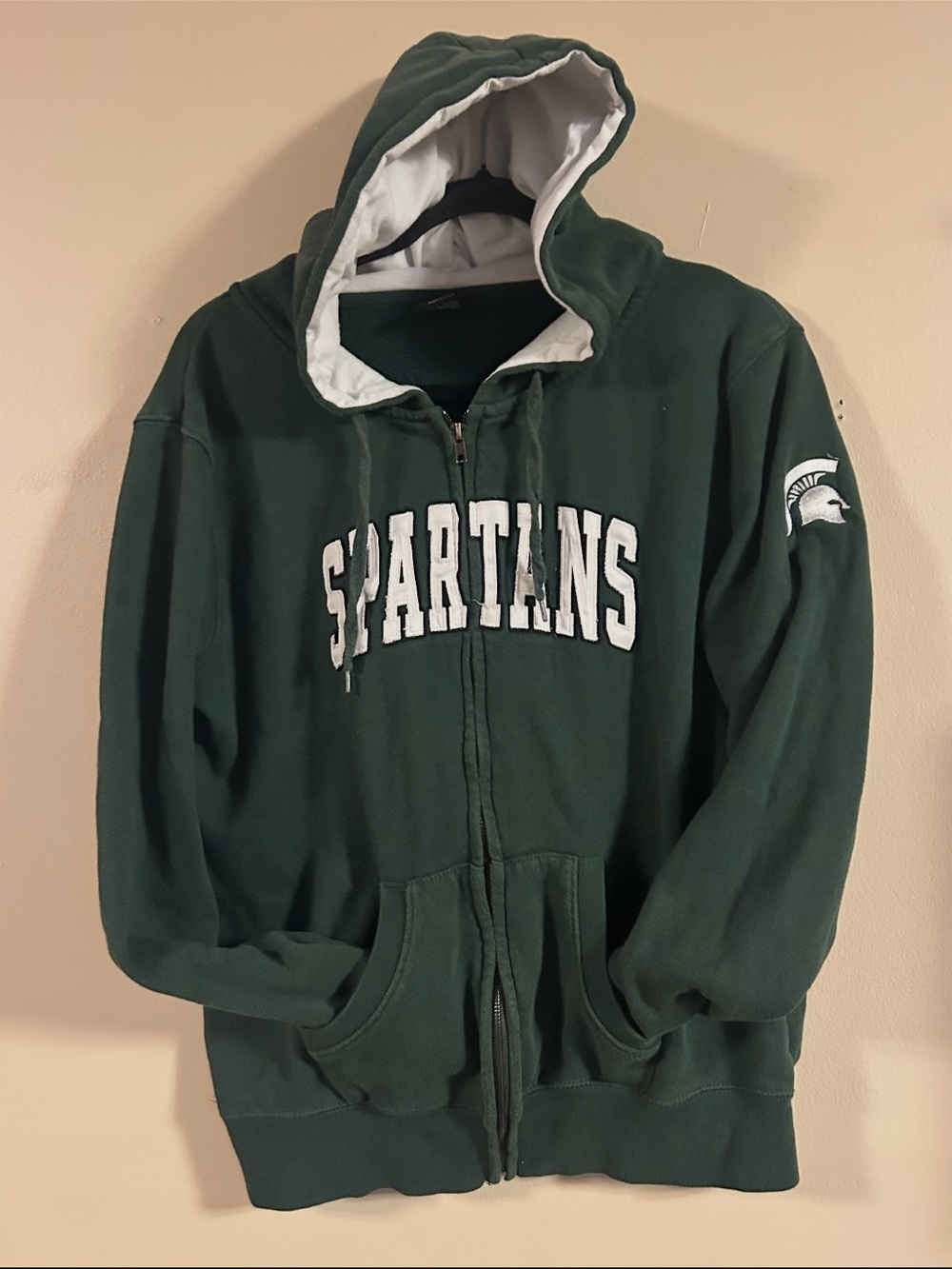 Colosseum Michigan State Spartans Women’s Full Zip Hoodie Large